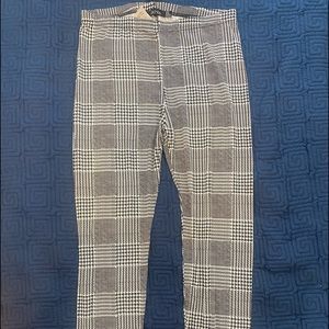 Womens L Plaid Dress Pants